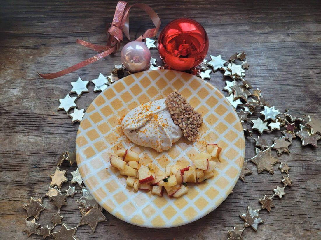 Verveincreme / Thymian-Mandarinen-Apfel/ Buchweizenknusper