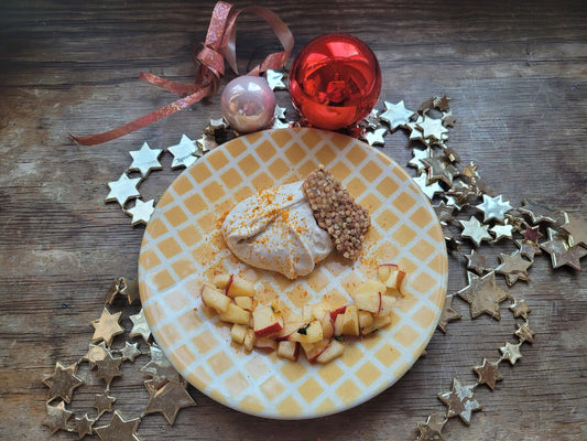 Verveincreme / Thymian-Mandarinen-Apfel/ Buchweizenknusper