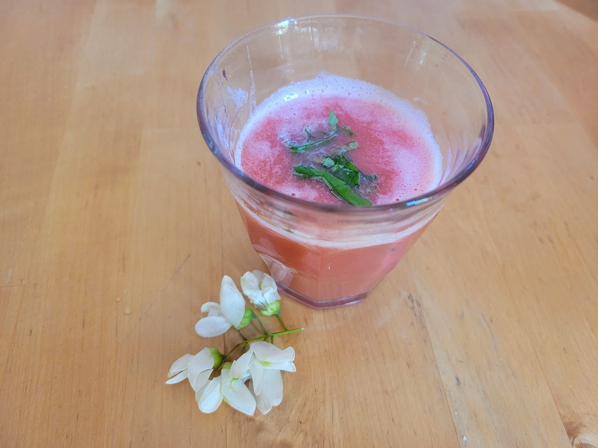 Spargel-Erdbeer-Saft