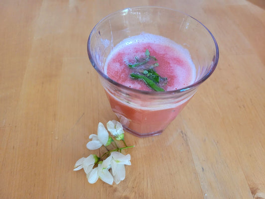 Spargel-Erdbeer-Saft