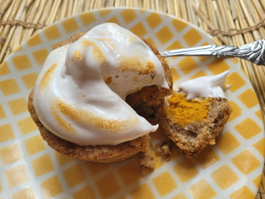 Kürbistörtchen mit Baiser