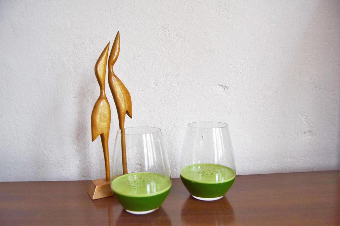 Saftrezept - Krass grasgrüner Grünkohl-Fenchelsaft