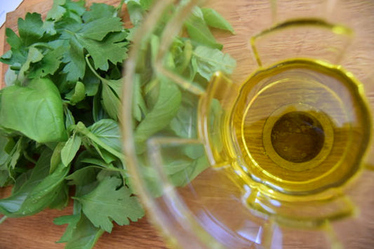 Sommerliches Basilikumöl