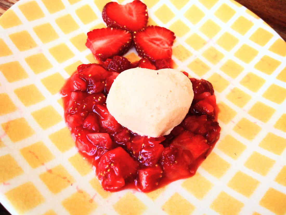 Himmlisches Vanilleeis