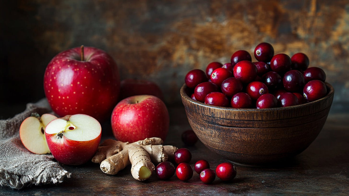 Cranberry-Apfel-Ingwer Saft-Rezept