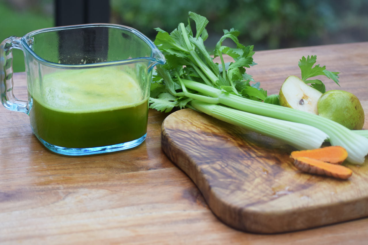 Saftrezept - Staudensellerie Kurkuma