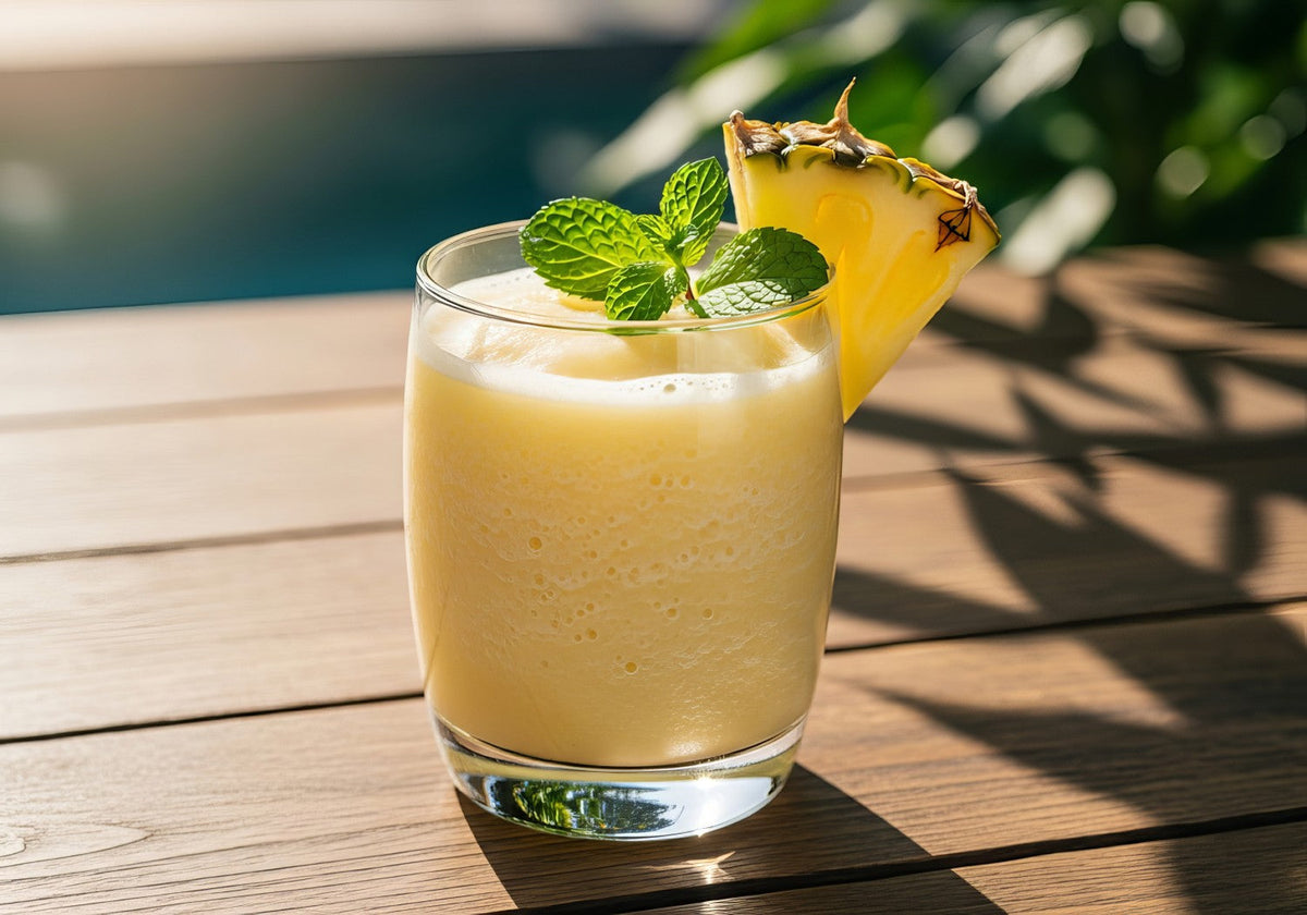 Blasse Sommer-Ananas - Grüne Smoothies Rezept