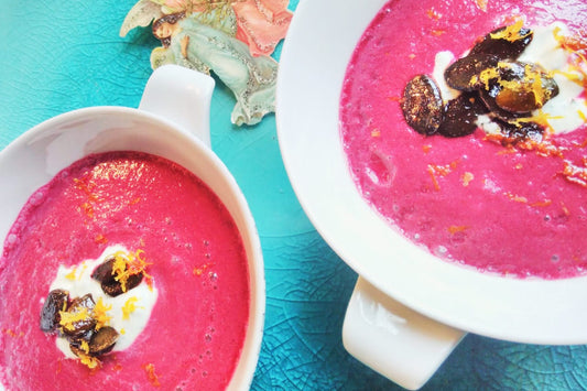 Rezept - Rote Bete Himbeer Kardamom-Suppe