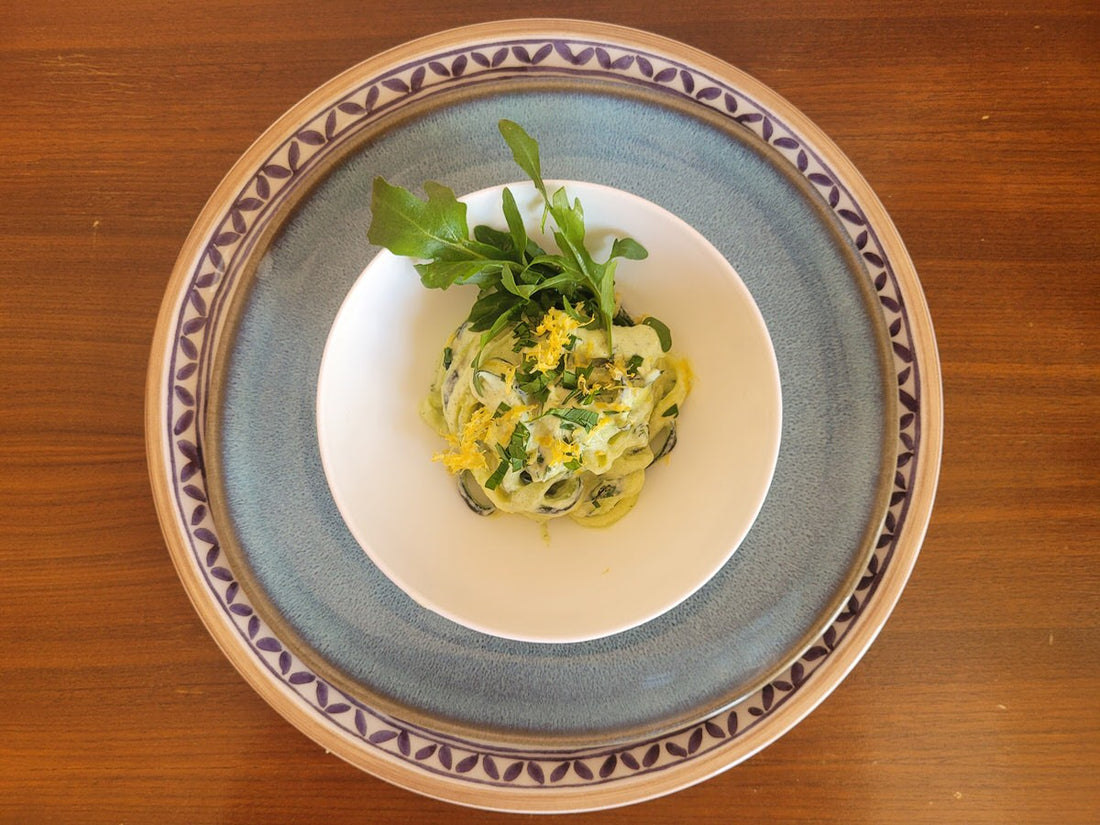 Zucchini-Spaghetti al Limone