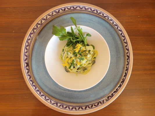 Zucchini-Spaghetti al Limone