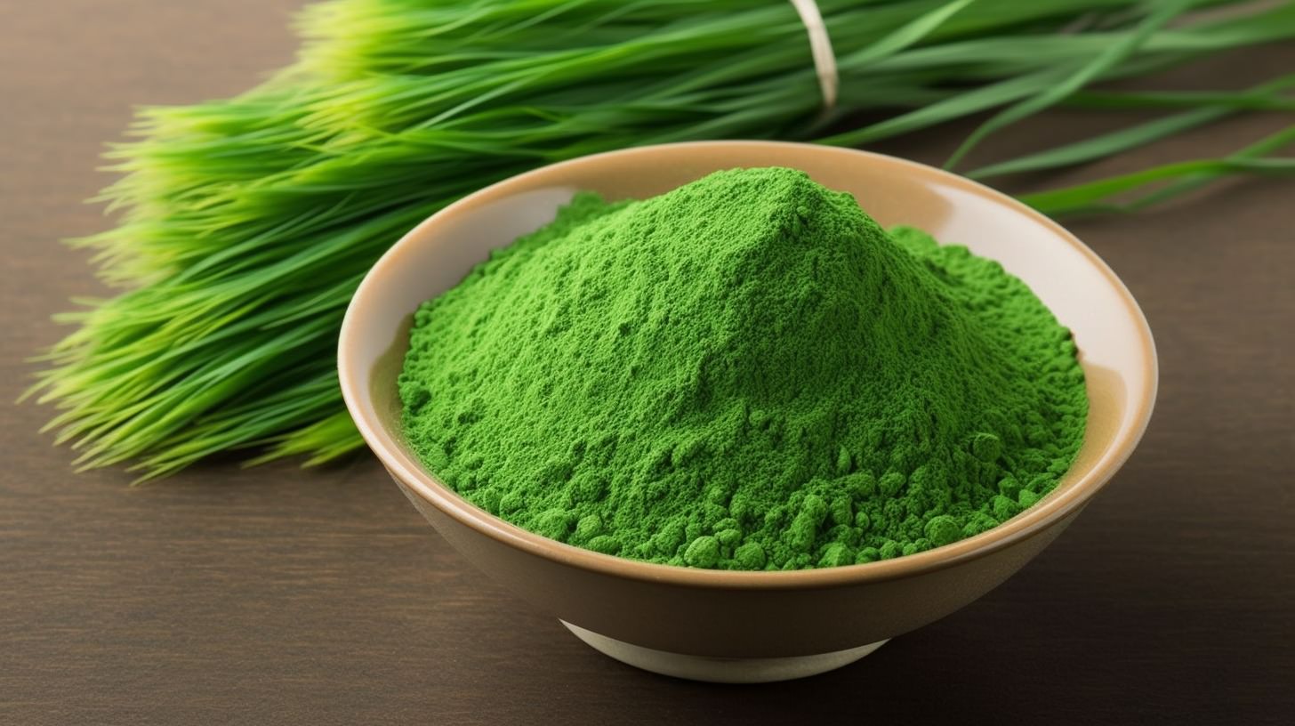 Weizengras-Pulver