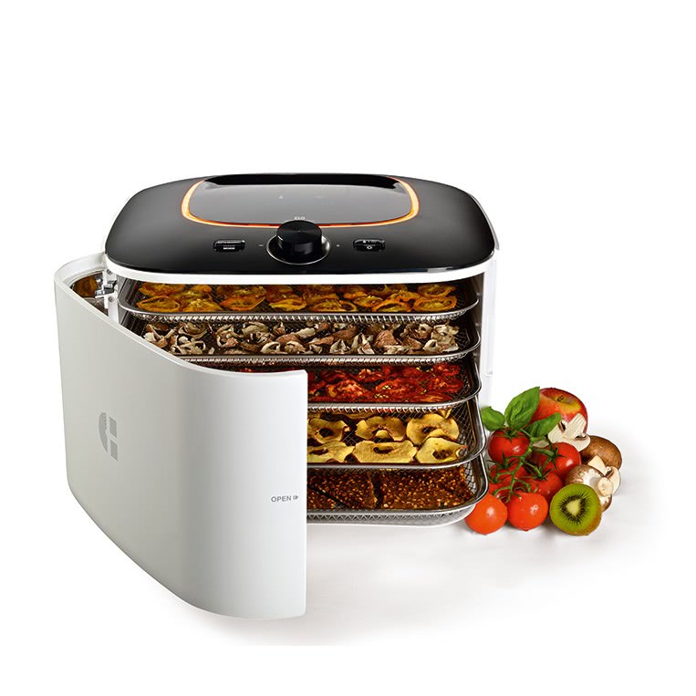 IR Dörrgerät mit Dörrgut