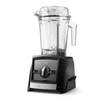 Vitamix Ascent A2500i in black with Interlock system - glamorous left side view showcasing elegant design and transparent blending container
