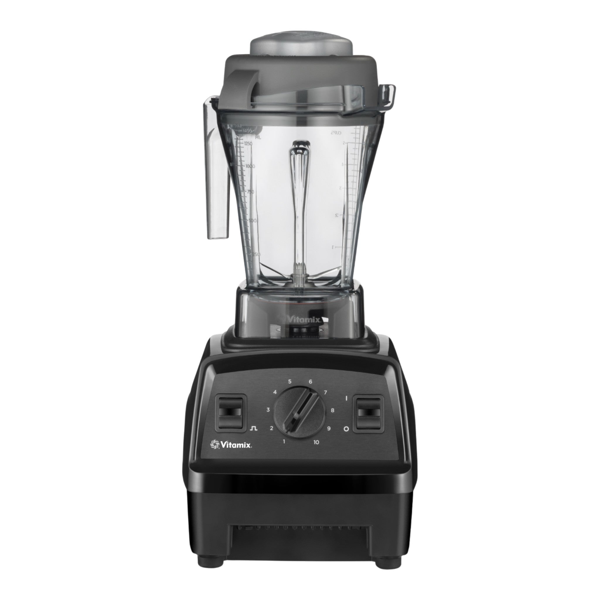 Vitamix Explorian E310 high-performance blender in black - front product view with 10-speed variable dial and pulse controls with 1.4L container

Vitamix Explorian E310 Hochleistungsmixer in Schwarz - Frontansicht mit 10-Gang-Drehregler und Pulstasten mit 1.4L Behälter