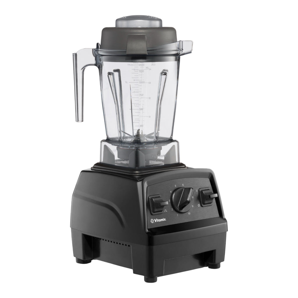 Vitamix Explorian E310 in black - right glamour perspective highlighting the ergonomic control panel and powerful 1.4L BPA-free container

Vitamix Explorian E310 in Schwarz - rechte Glamour-Perspektive hebt das ergonomische Bedienfeld und den leistungsstarken 1.4L BPA-freien Behälter hervor