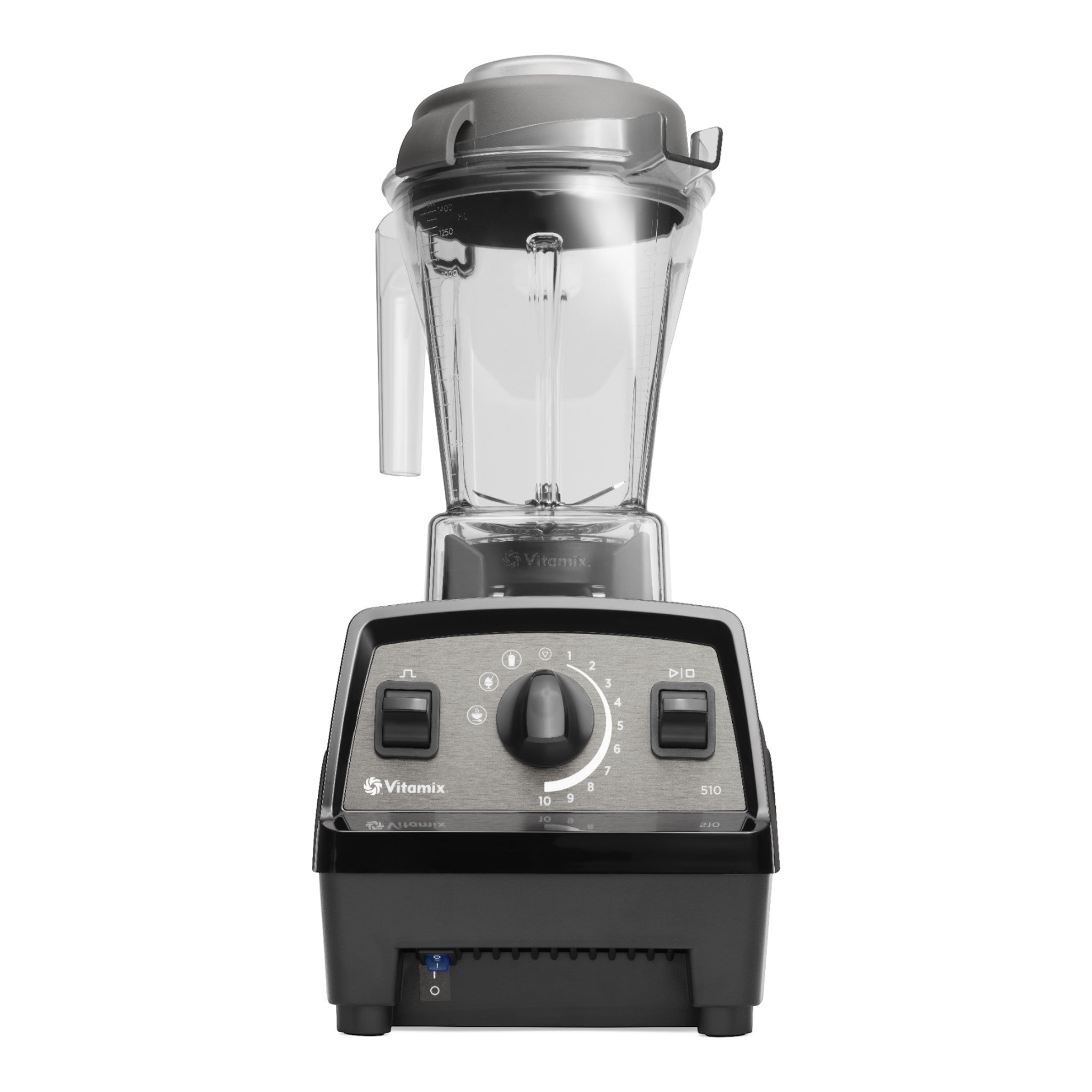 Vitamix Explorian E510 High Performance Blender Black Front View