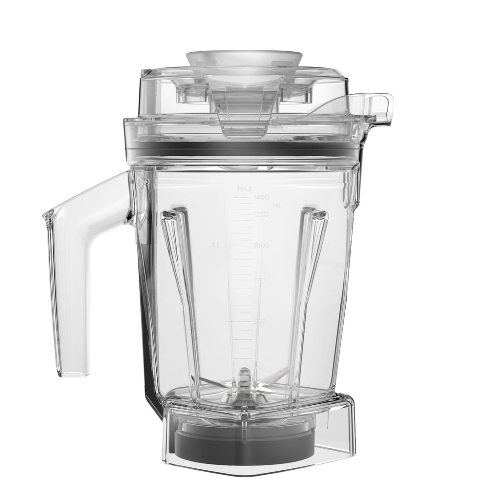 Vitamix 1.4 liter interlock container with lid and pour spout - transparent blender jar