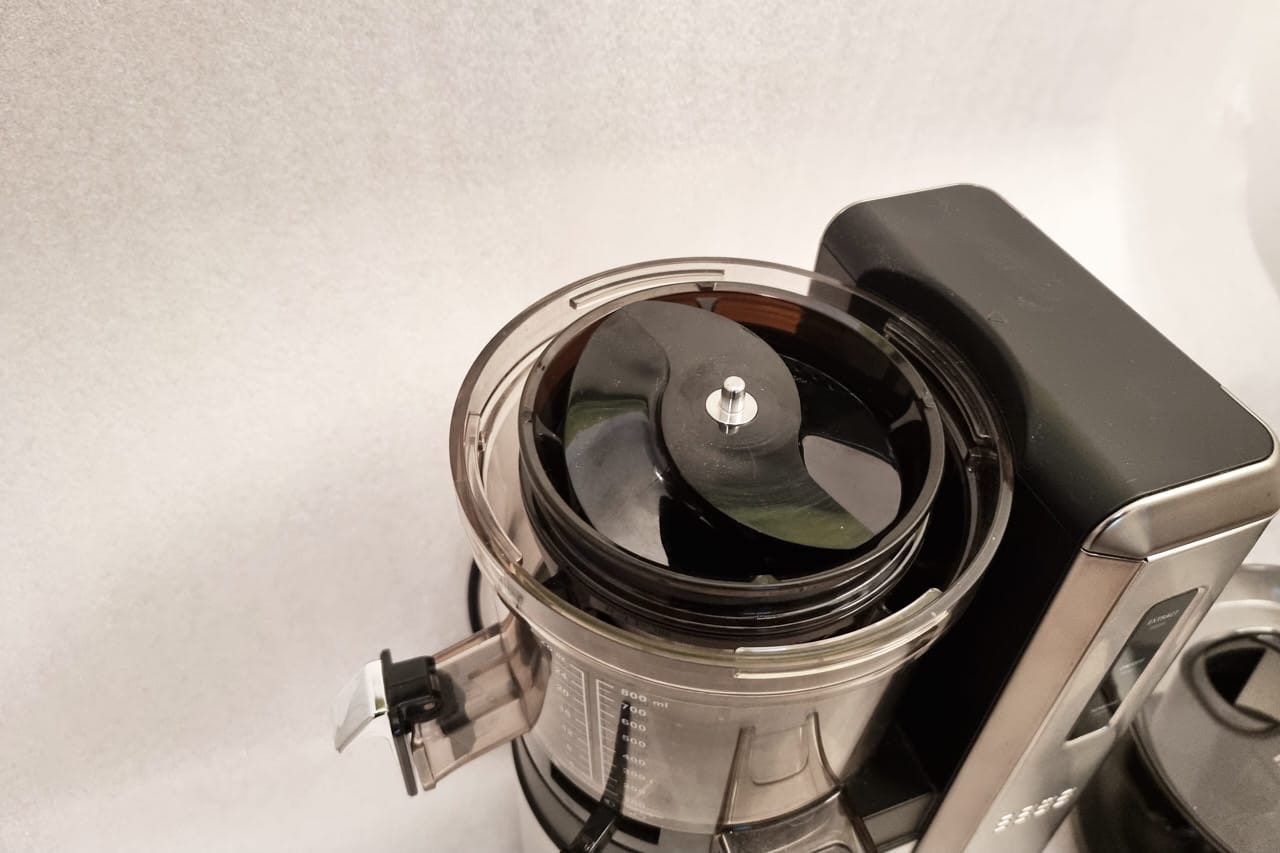 Pressschnecke einsetzen