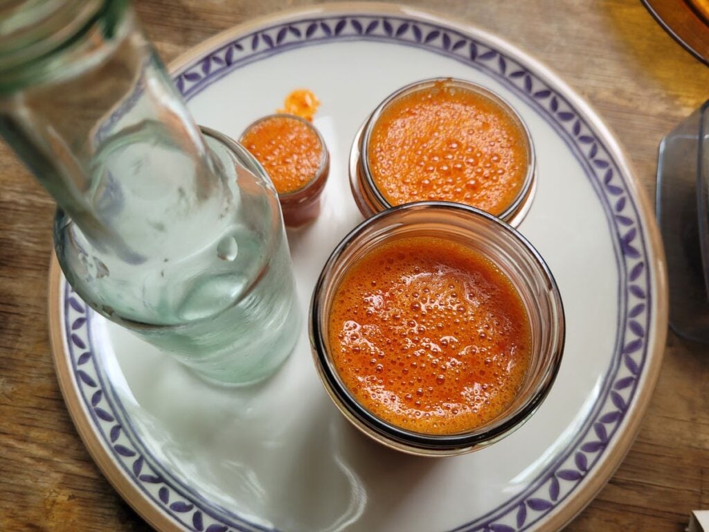 Feurige Paprika Soße