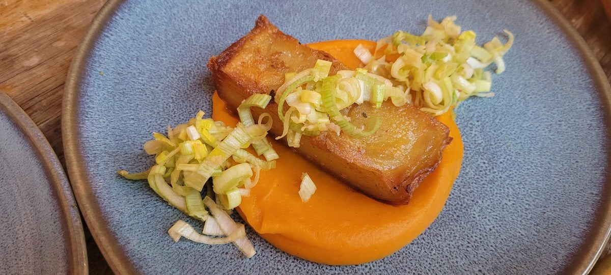 Kartoffelterrine plus auf Teller