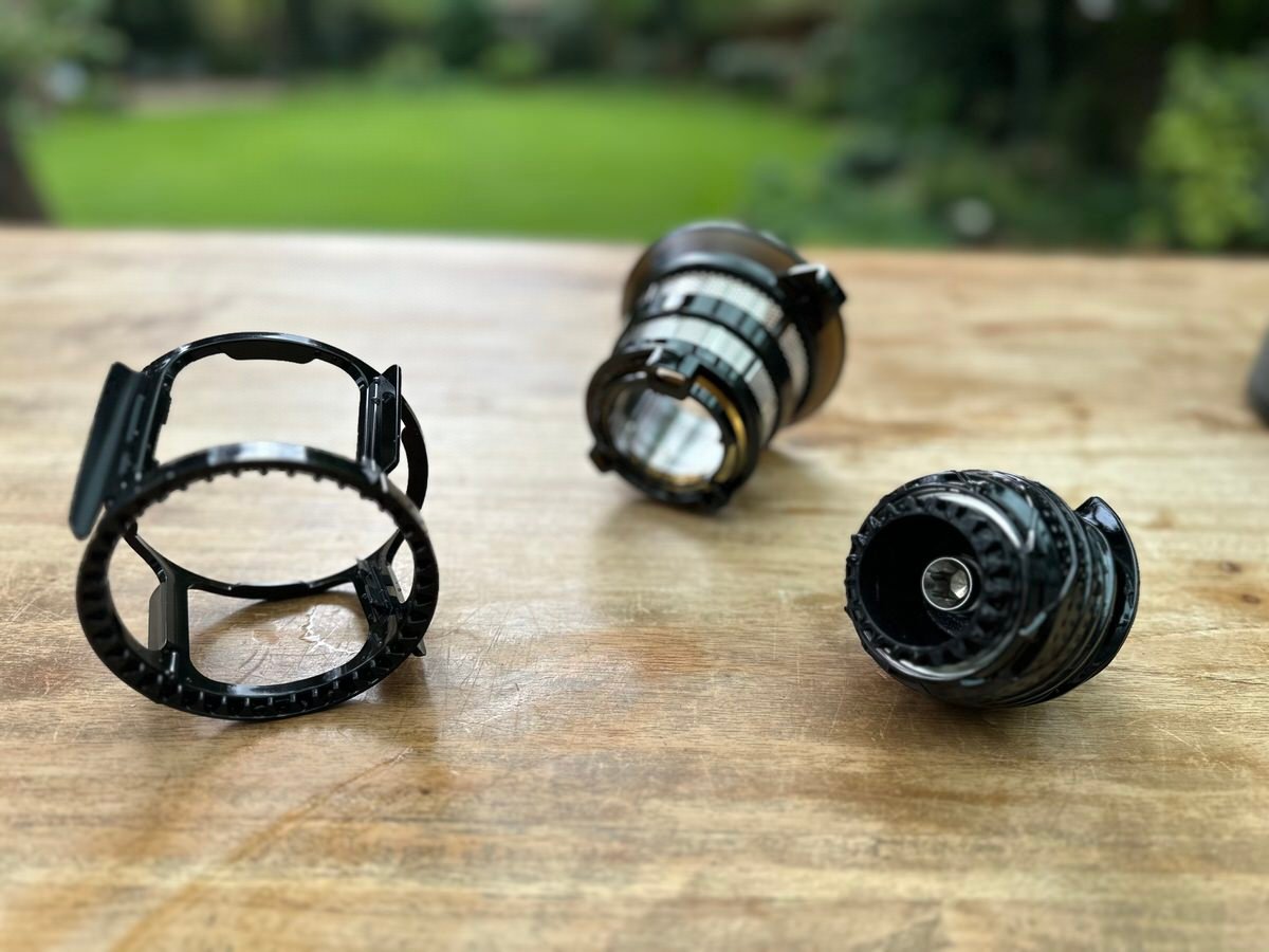 Abstreifer, Sieb und Schnecke des H330P