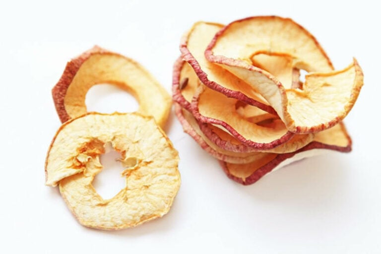 Apfelchips selber machen knusprig lecker selbst zubereitet Gruene