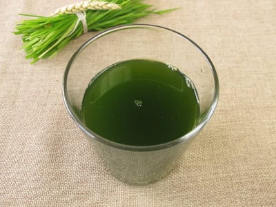 Weizengrassaft selbst gepresst