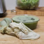 Selleriesaft und Passiertuch