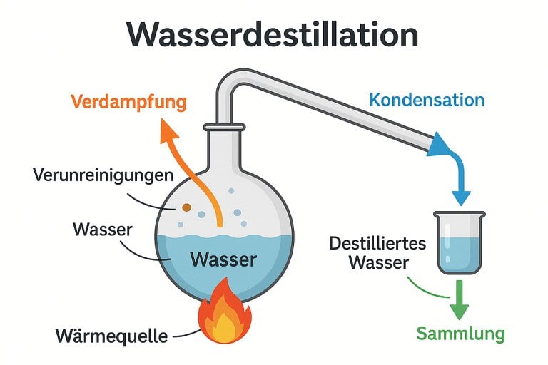 Wasserdestillation
