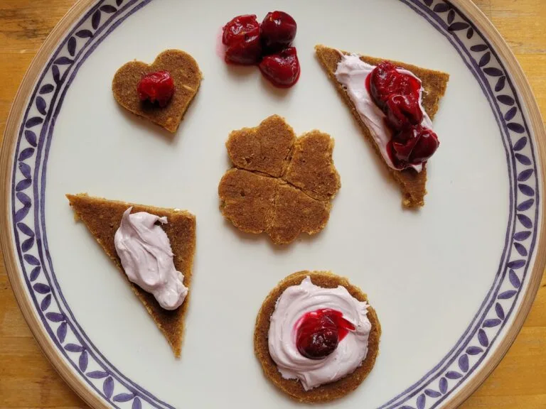 Hafer Apfel Haselnuss Waffeln