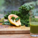 Papaya Gurke Grünkohl Saft