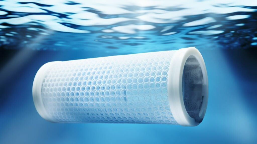 Wasserfilter im Wasser
